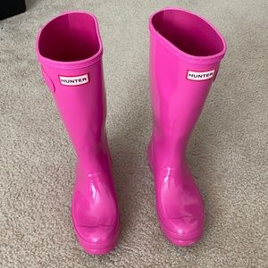 Hunter tall rain boots